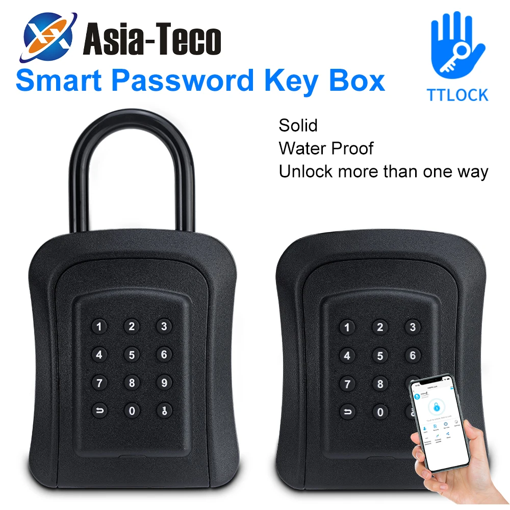 Intelligent Bluetooth Mobile App Password Unlock Key Safe Box In Lega Di Zinco Impermeabile Homestay Tt Lock Box Secret Storage Lucchetto