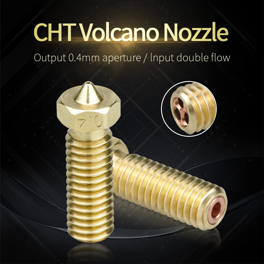 Sidewinder X1& X2 CHT Volcano Nozzle Genius & Genius Pro Artillery 3D