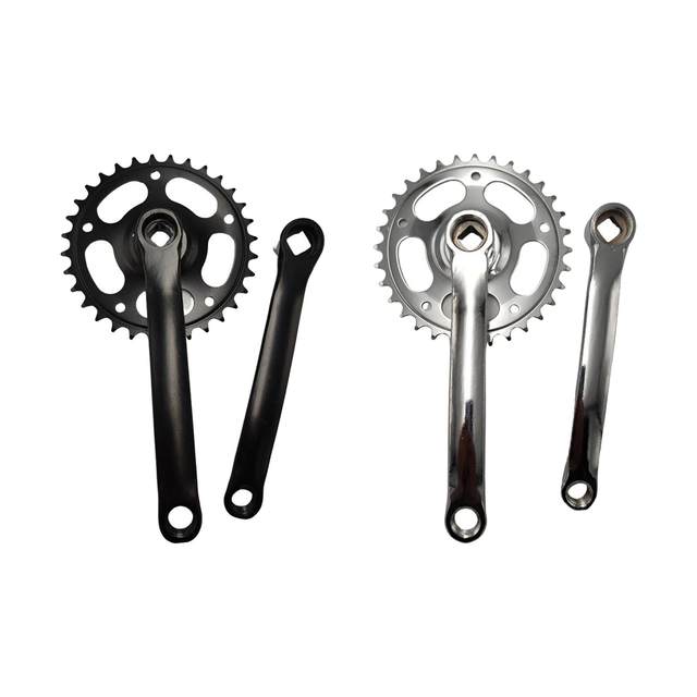 Bicycle Crankset Set Chainwheel Components 165mm Mountain Bike Crank Arm Set