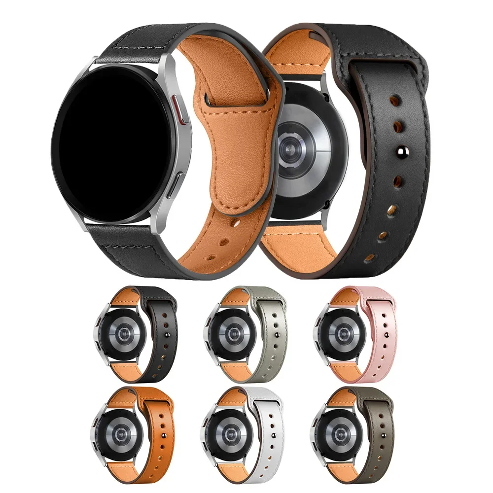 

Ремешок из натуральной кожи для Samsung Watch Galaxy Watch 4 5PRO