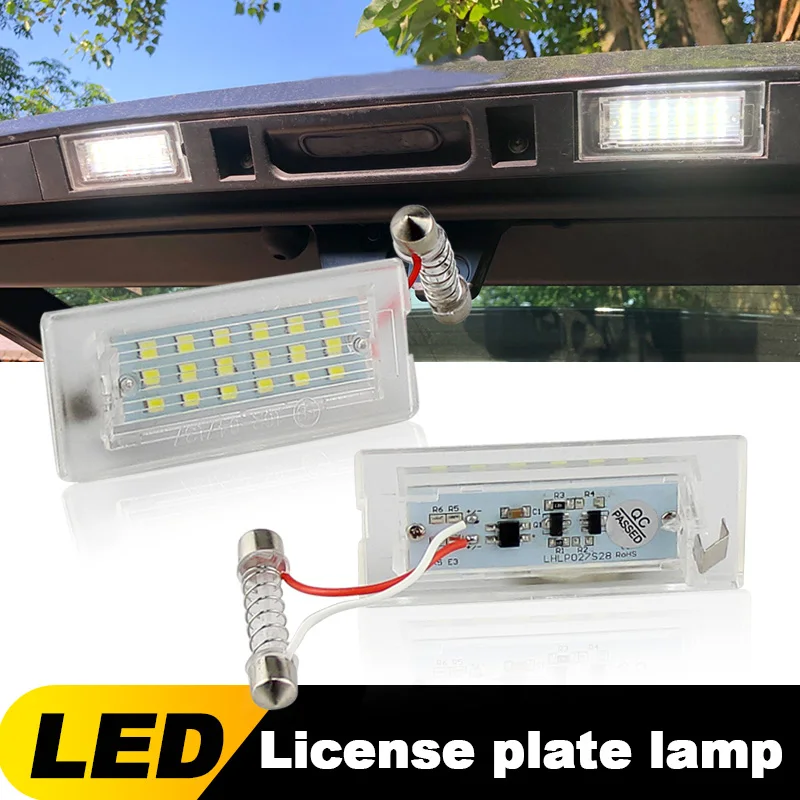 2PCS 6LED License Plate Lights Bulb Lamp Plastic Accessories For Car Truck SUV E - Foto 11