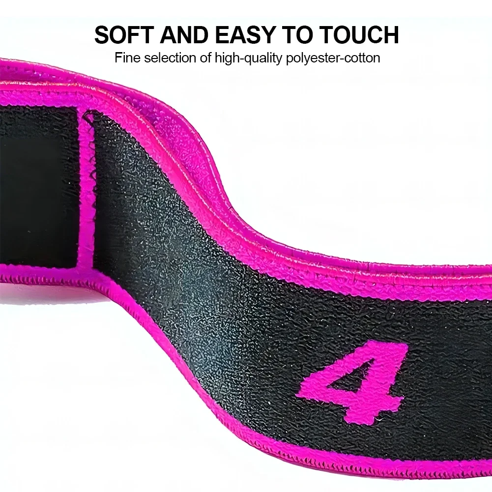 Fitness Exercise Women Man Latin Dance Elastic Stretch Belt With Number Exercise Pull Strap Sports Yoga Resistance Band fitness resistance band