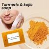Lemon Turmeric & Kojic Acid Handmade Soap Body And Facial Cleaning Lemon Soap Moisturizing Turmeric Soap Body Cleaning Soap 1