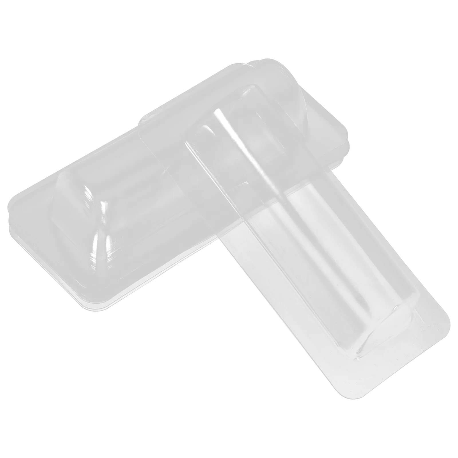 

10 Pcs Lip Balm Clear Money Holder Lipstick Clip Gloss Plastic Dome Card Pouches