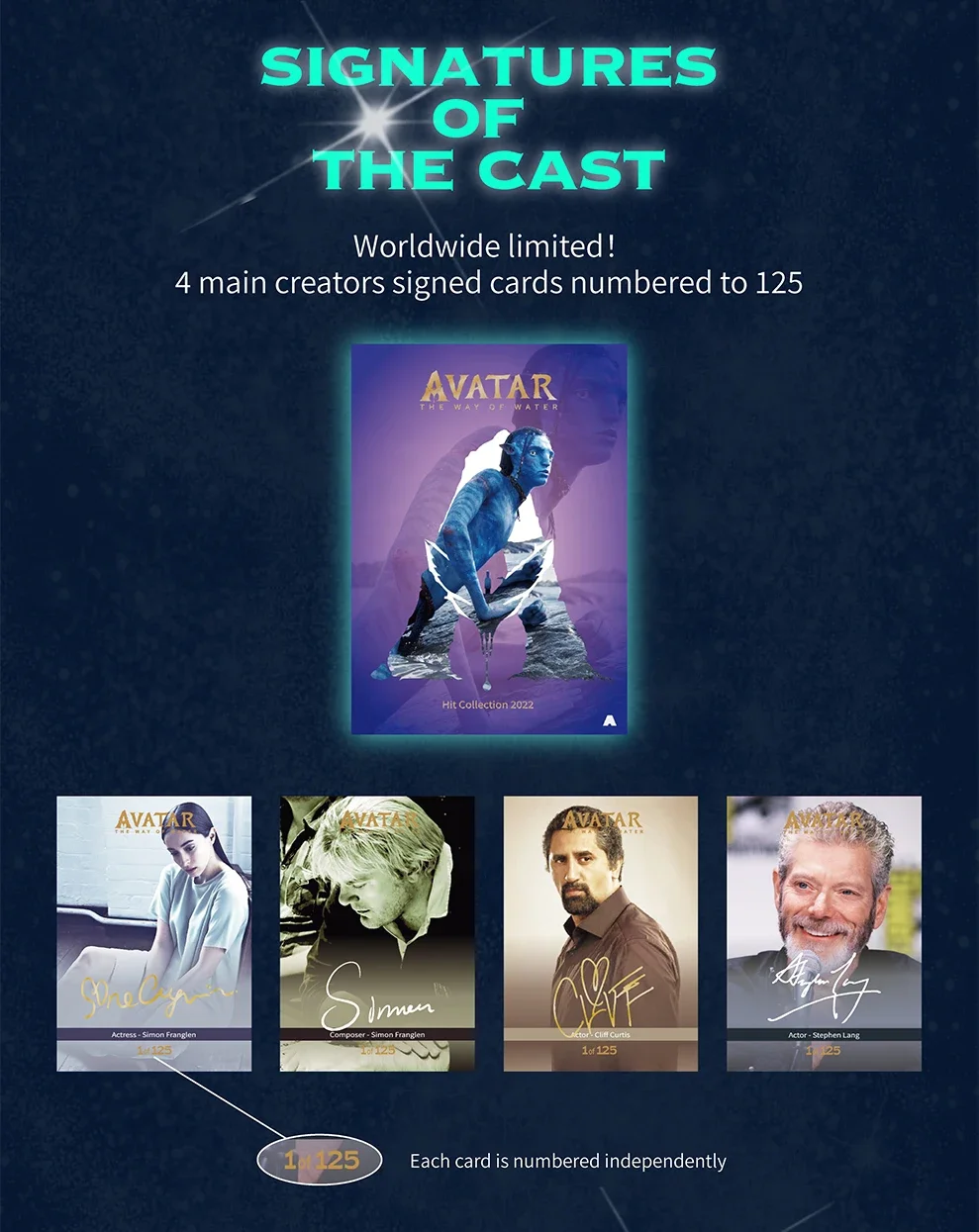 Avatar Card The Avatar Water Way Cards Science Fiction Film Character Limited Edition Card For Children Birthday Festive Gifts 2
