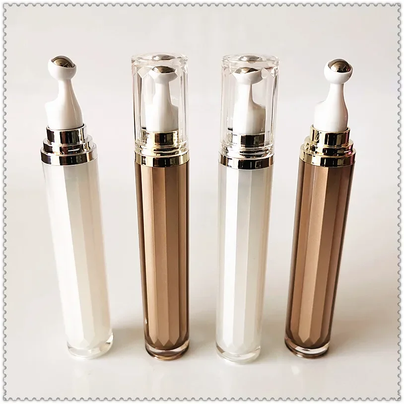 15ml~20ml Acrylic Empty Refillable Eye Cream Roller Bottle with Steel Ball Serum Lotion Essential Oil Cosmetic Storage Container 1pc 20ml stainless steel flux quick welding soldering paste liquid welding tools solder tools for welding aid hwy 800