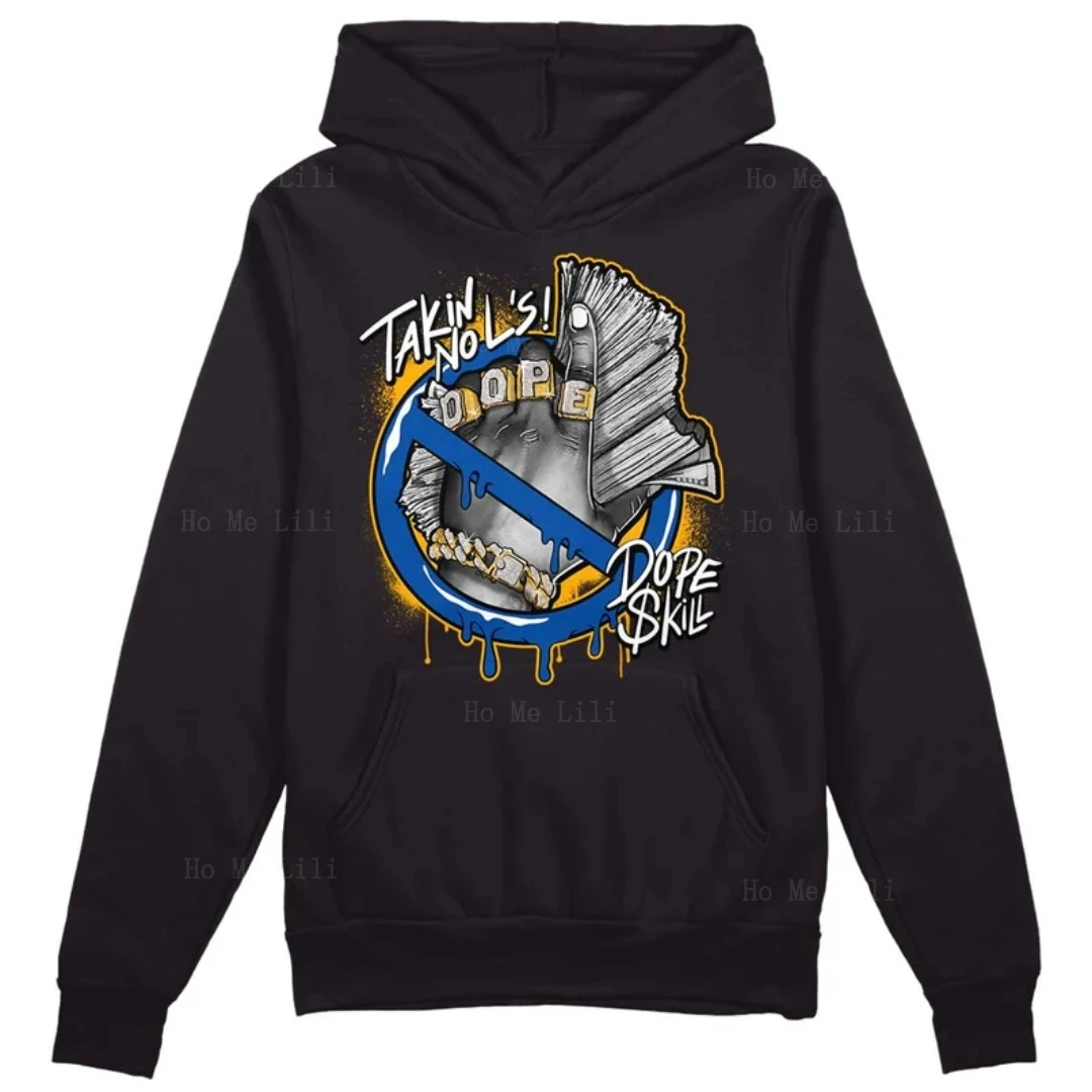 Dunk Blue Jay And University Gold Dopeskill Felpa Con Cappuccio Unisex Takin No L Graphic Mens Oversize