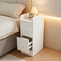 Маленькая узкая современная прикроватная тумбочка с деревянным ящиком для хранения, прикроватная тумбочка в скандинавском стиле, тумбочка для спальни, Muebles De Dormitorio