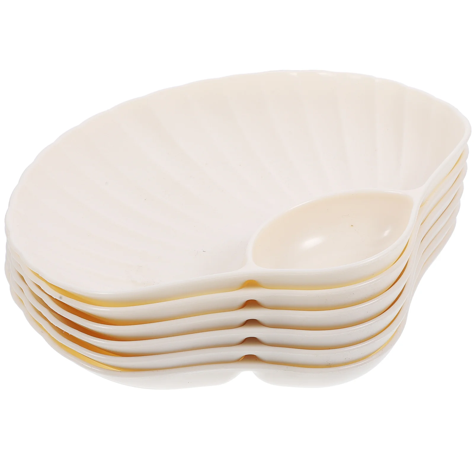 

Dumpling Plate Food Serving Platter Sauce Compartment Holder Dishes Trays Dinner