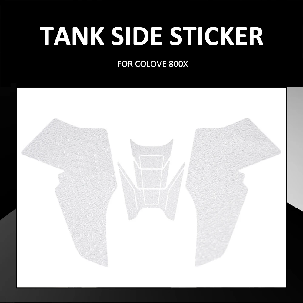 

NEW Motorcycle Anti Slip Fuel Oil Tank Pad Side Knee Grip Decal Protector Sticker Pads For Colove For Cobra 800X 800 X