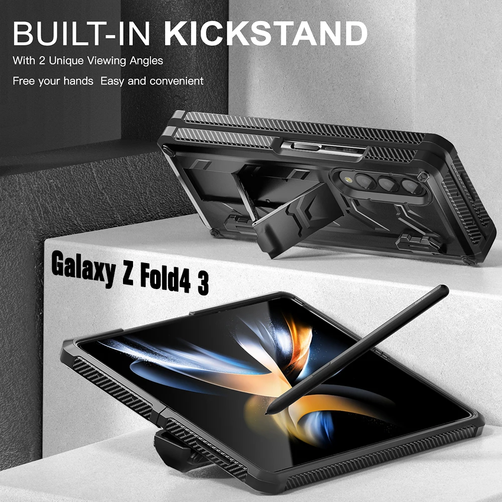 Galaxy Z Fold 4 Case Pen Holder  Samsung Galaxy Z Fold 4 Case Pen -  Full-body - Aliexpress