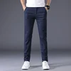 Thin Men's Pants Classic 7 Colors Summer New Casual Pant Business Fashion Stretch Cotton Slim Brand Male Trousers 3