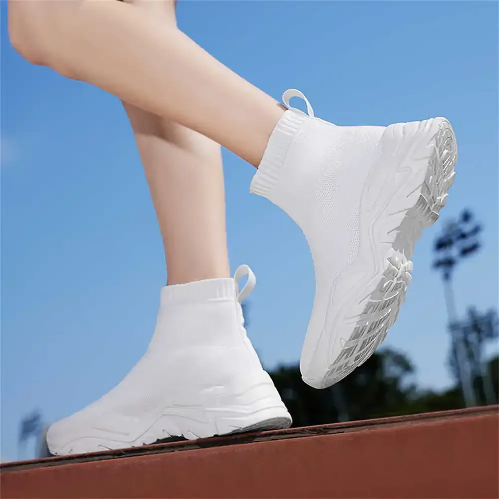 

rubber sole nonslip white shoes for women 2022 Running sneakerss women sneakers children's autumn boots sport new fast YDX2