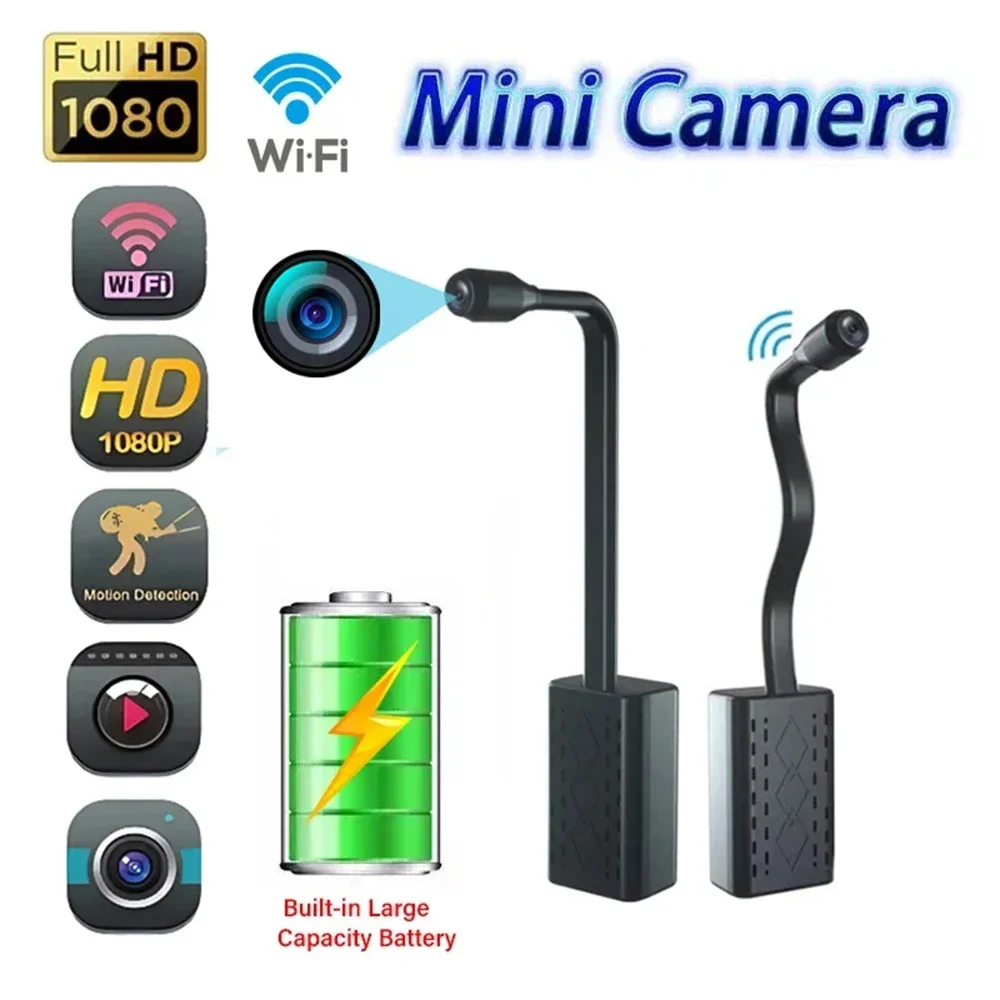 DIY Mini Camera 1080P HD Wireless WiFi Monitoring Security Protection Remote Monitor Camcorders Video Surveillance Smart Home