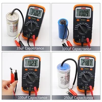 NJTY Digital Multimeter 6000 Count True Rms AC/DC Voltage Current NCV Transistor Accurate Auto Range Tester 100000uF Capacitance 2