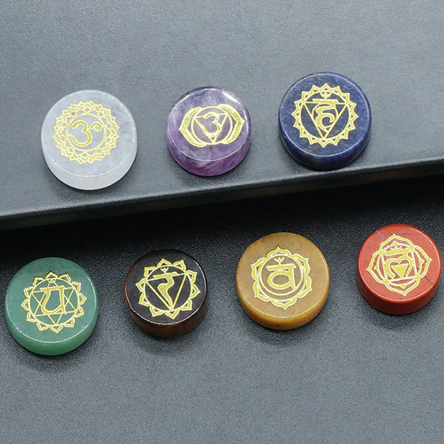 7 PCS Chakra Natural Crystal Stones Beads