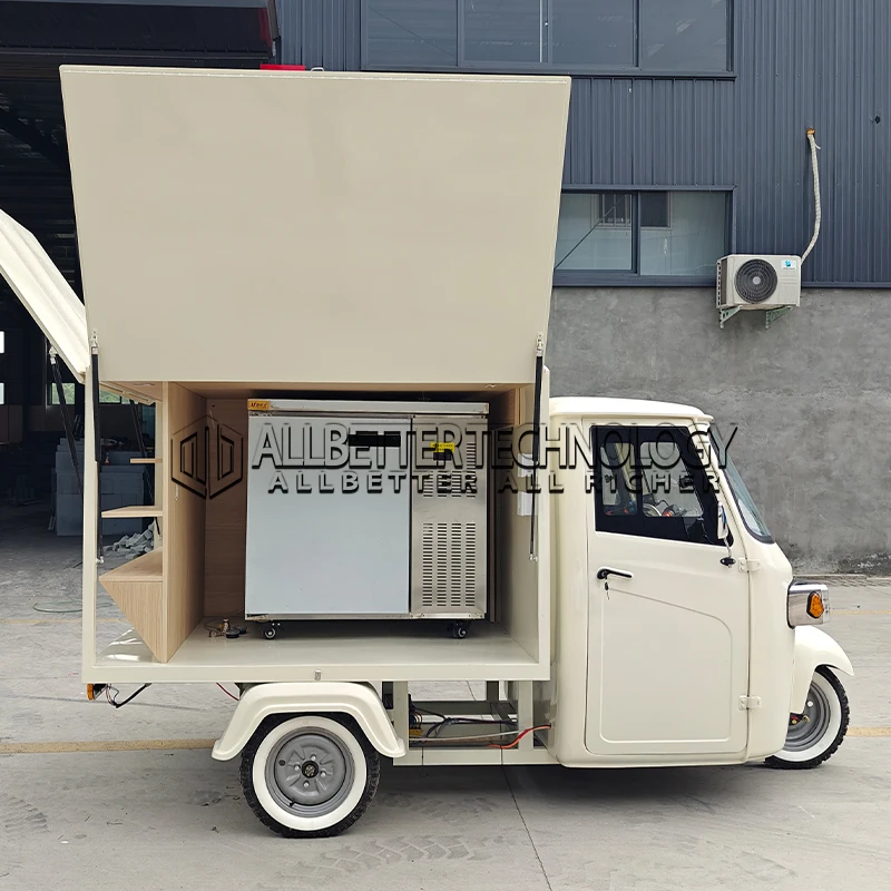 Allbetter Street Sale Ice Cream Piaggio Ape Food Truck Electric - Main Image