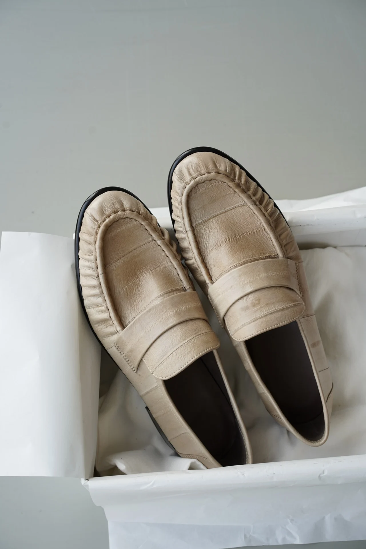 TR Eel Leather Loafers 2025 New Hot Sale Flat Shoes High Quality Black Soft Shoes For Women ﻿ 5