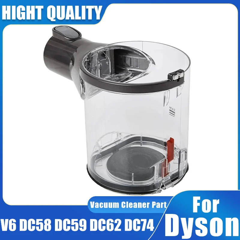 Für dyson v6 dc58 dc59 dc62 dc74 staubsauger staub behälter, staub behälter ersatzteile
