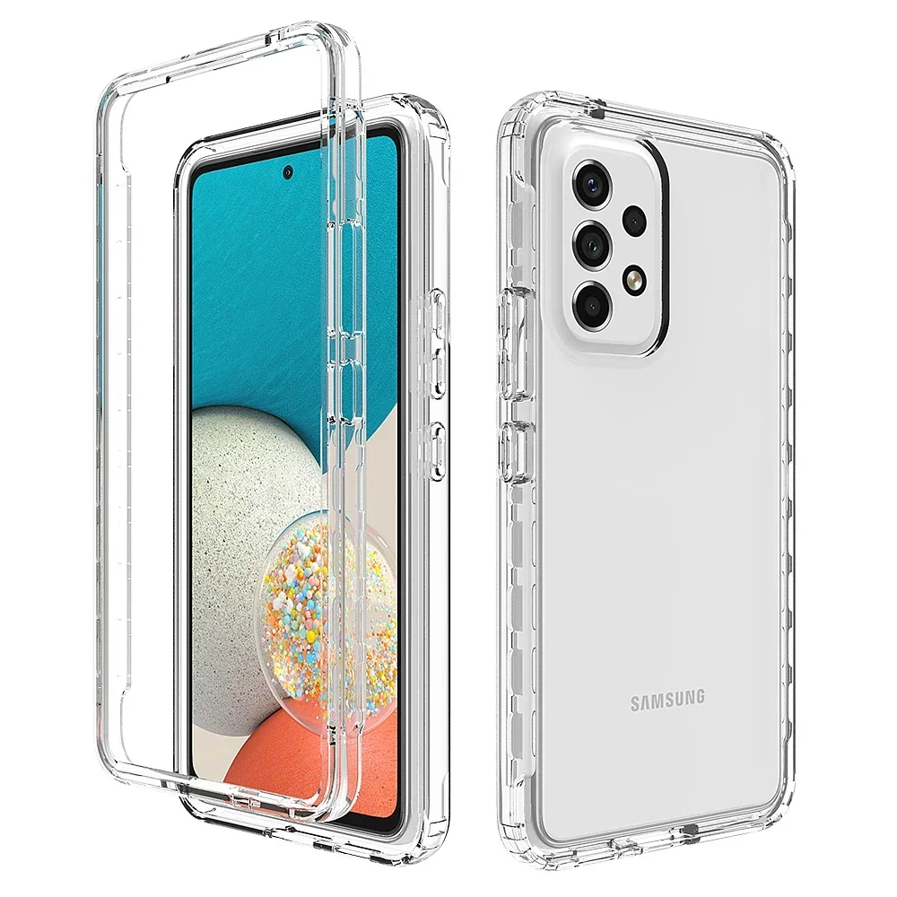 Crystal Clear Shockproof Phone Case with Enhanced Protection