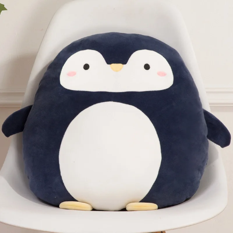 thumbnail image 1 of Peluche de pingüino, cerdo, conejo, panda, cangrejo, animal del zoológico kawaii, suave, 40 cm, regalo de cumpleaños para niños, 1 of 5