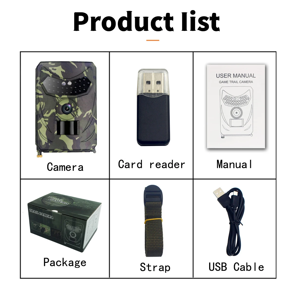 OutdoorPR100Hunting Trail Camera 12MP Wild Animal Detector Cameras HD Waterproof Monitoring Infrared Cam Night Vision Photo Trap