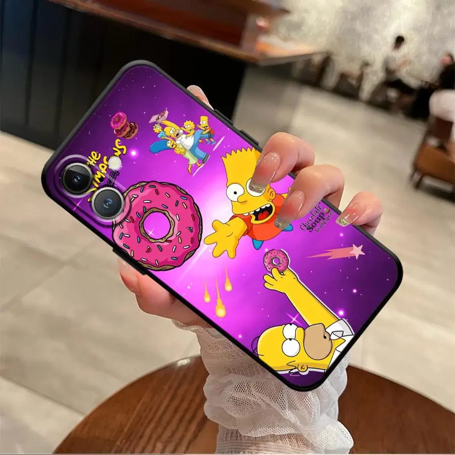 Mischievous Simpson Soft Back Phone Cover Case