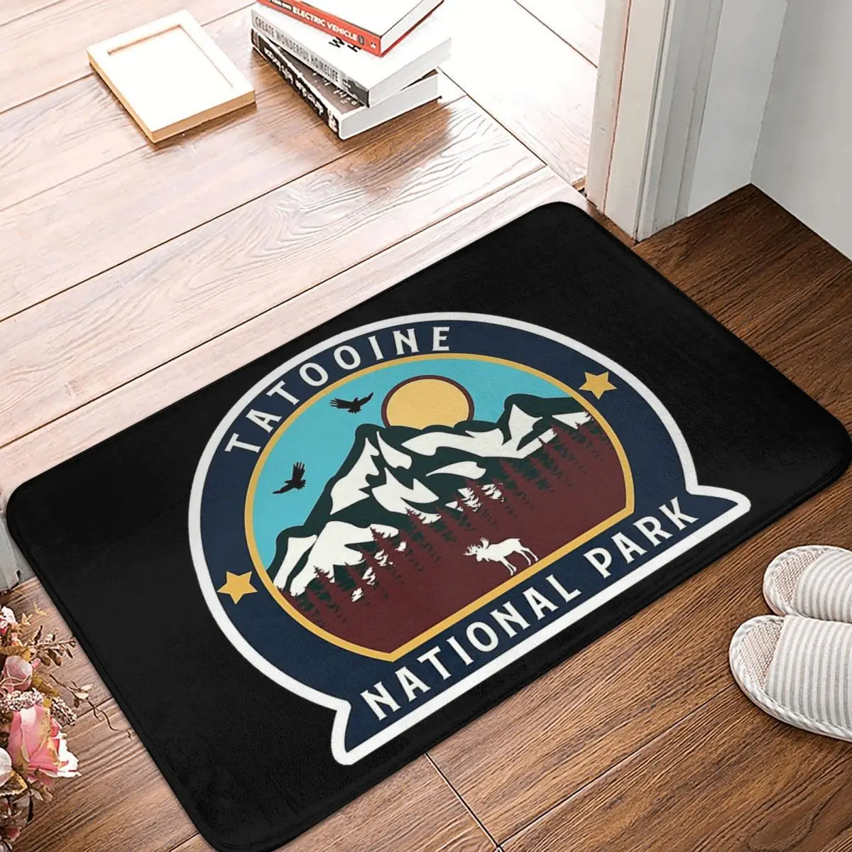 

Tatooine Non-slip Doormat Living Room Mat Tatooine National Park-Vintage Hallway Carpet Entrance Door Rug Bedroom Decorative