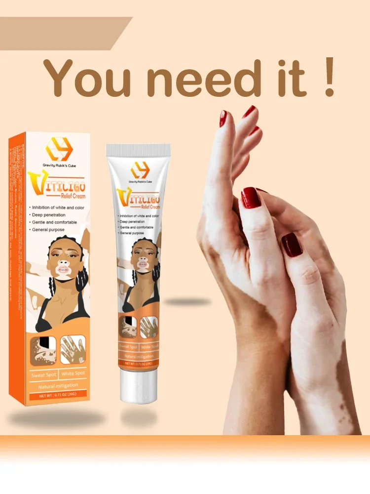 Vitiligo Treatment Cream Melanin Growth Ointment Fast Remove White Spot сноубордические крепления terror fast 540 white