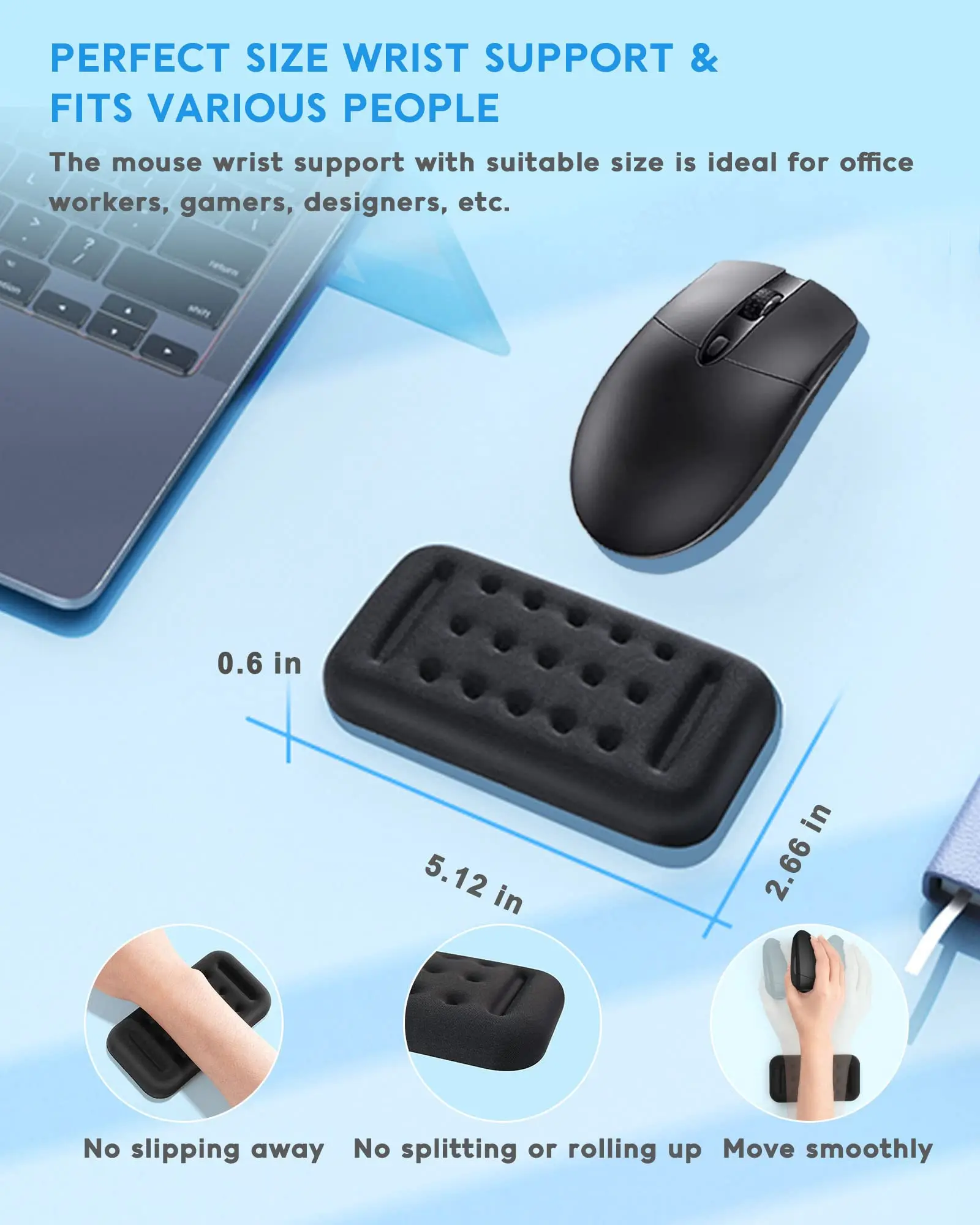 Wrist Rest Pad Palm For Original Logitech MX Keys/Craft Wireless Keyboard  Comfortable，Durable Support And Stable Control - AliExpress