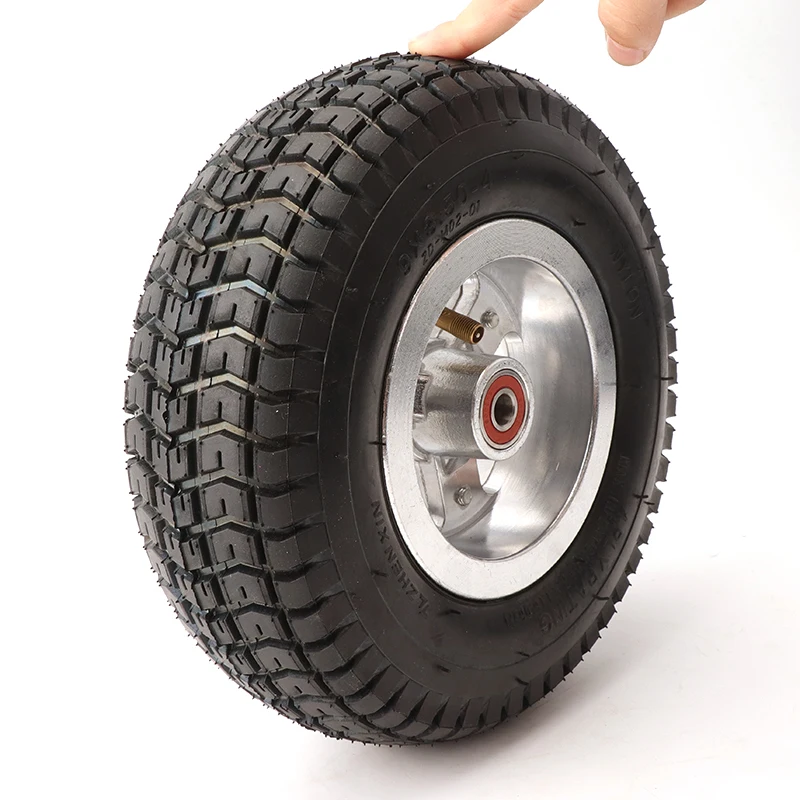 Ruota Posteriore 9x3.50-4 Con Cuscinetto 19mm Per Scooter ATV E Go Kart Elettrico - Foto 3