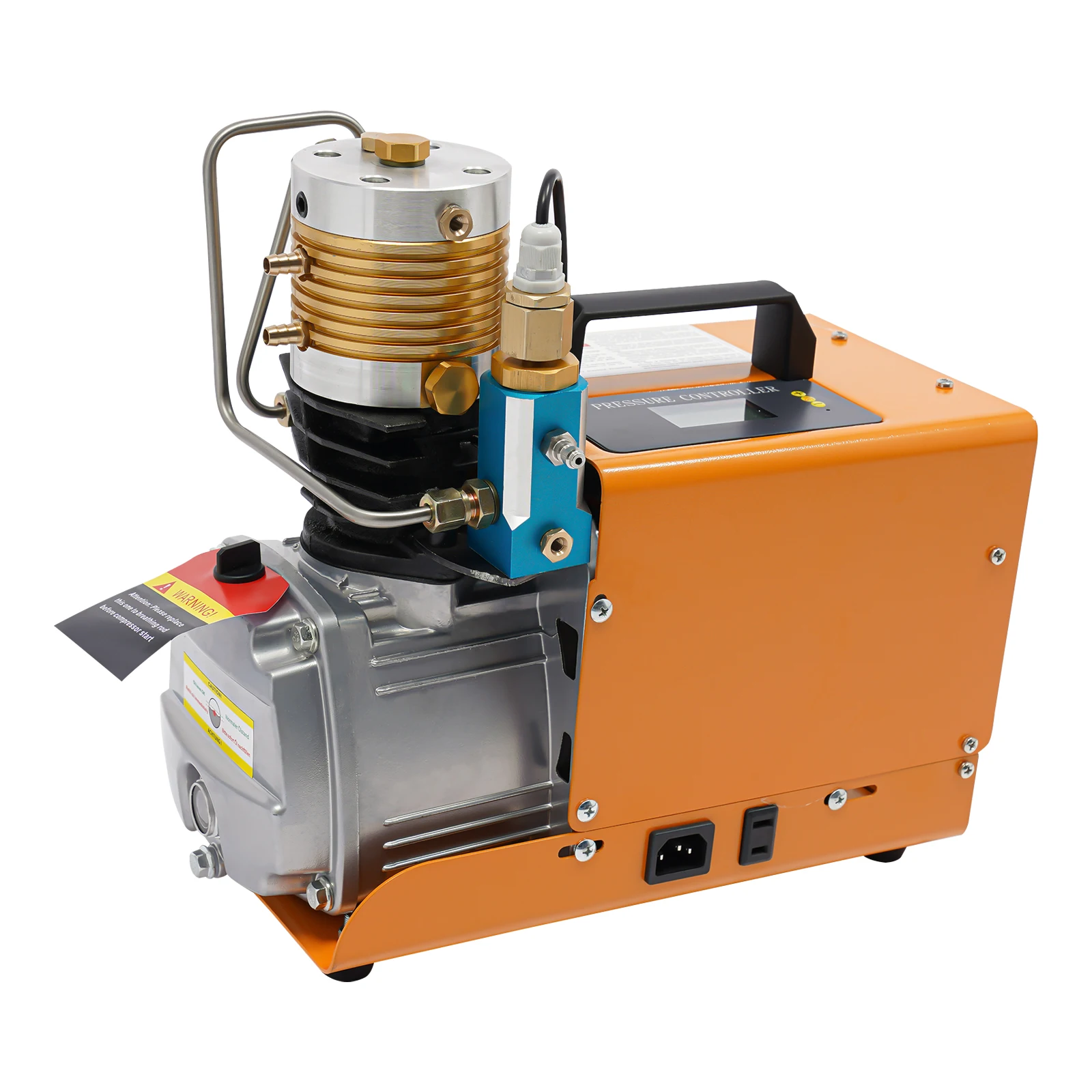 1,8 kW tragbarer PCP-Luftkompressor, 0–30 MPa, einstellbarer Druck, Kupfer-Hochdruck-Luftkompressorpumpe, 2800 U/min Luftpumpe – Detail 8