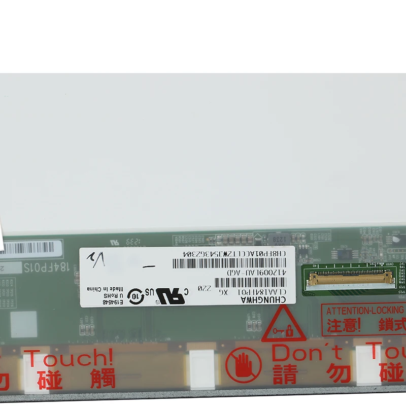  노트북 LCD 디스플레이 LED 스크린 패널 교체, 18.4 인치 CLAA184FP01, 40 핀