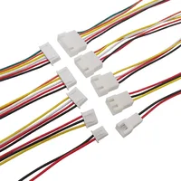 Micro JST XH 2.54mm Pitch 2/3/4/5/6 Pin Male Plug / XH2.54 Female Socket Extension Lead Wire Cable Connector 20CM 26AWG 1