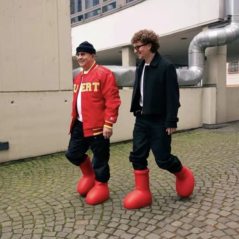 Unisex Men Women Big Red Boot For Adult Kids Astro Boy Boots