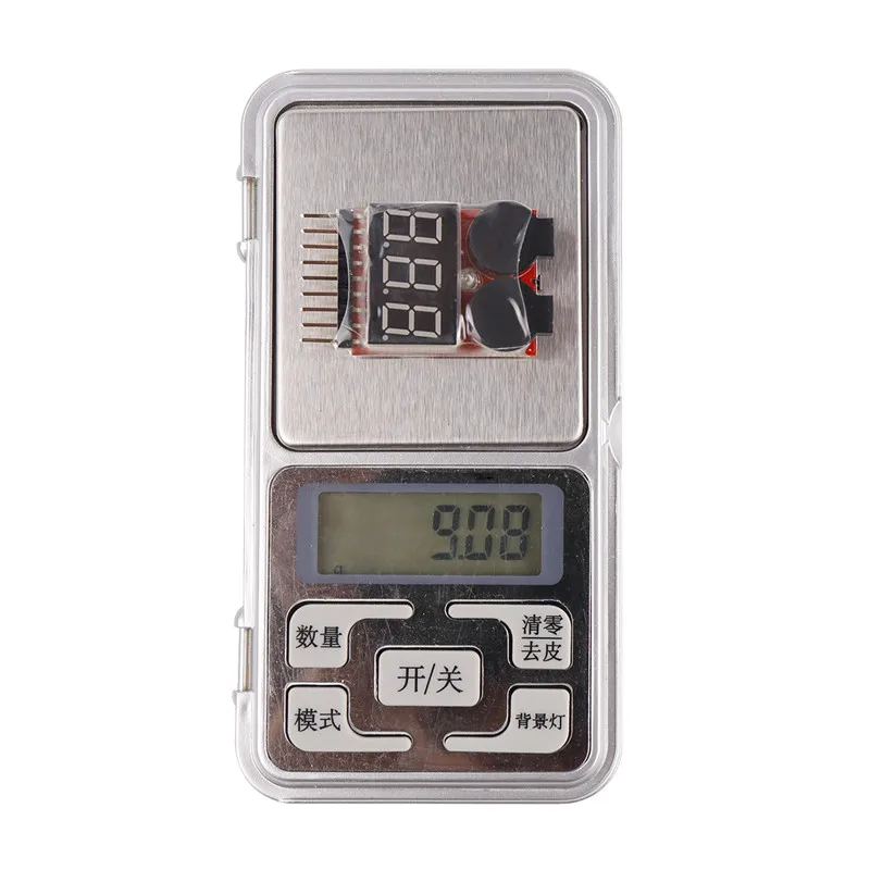 Testeur de tension batterie Lipo 1-8s avec alarme - Outil modélisme