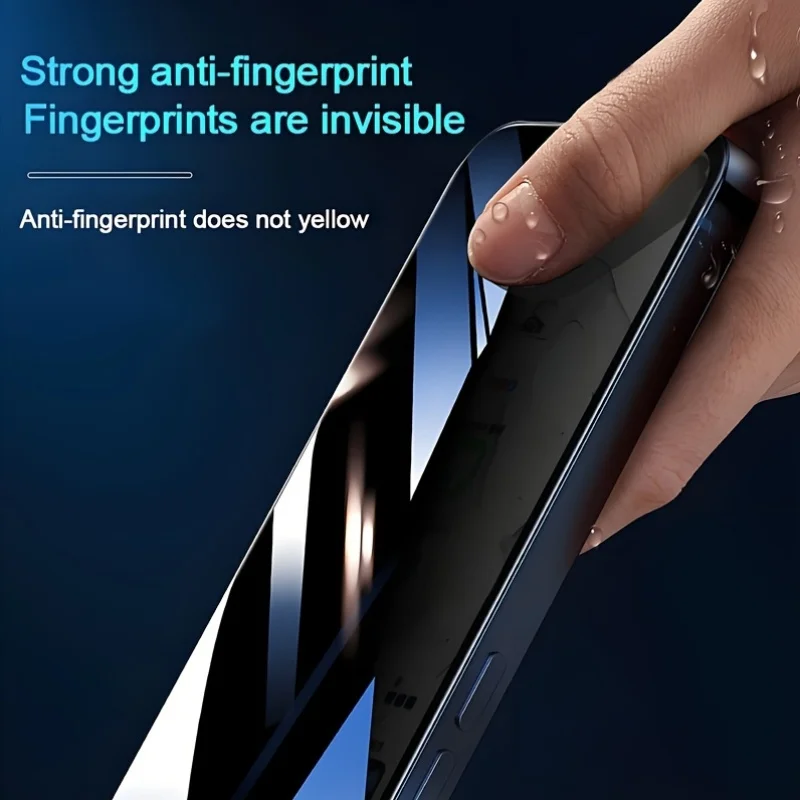 Privacy Screen Protectors - 5-Pack, Tempered Glass with Enhanced Anti-Spy Technology
