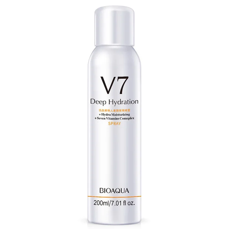 200ML Whitening Concealer Sunscreen Isolation Spray Waterproof V7 Hydration Moisturizing Contains 7 Skin Care Vitamins Complex