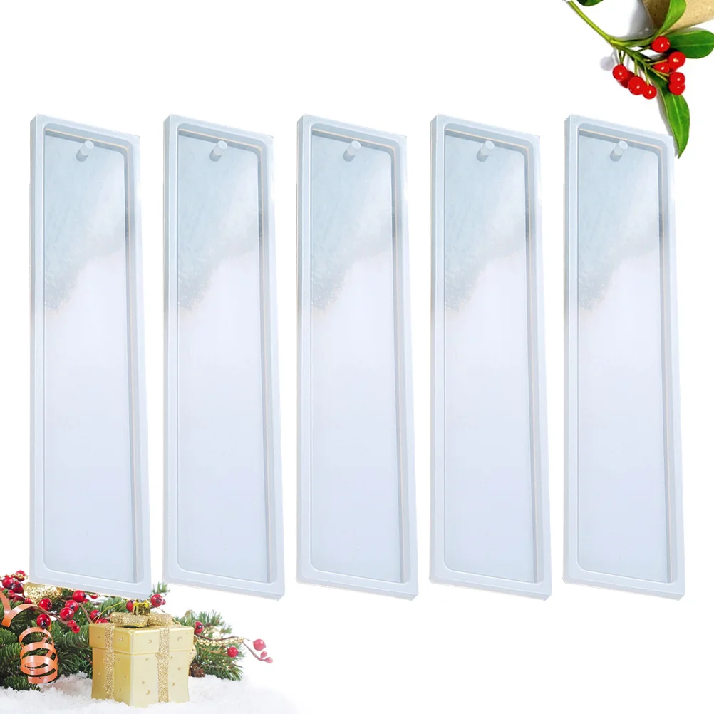 

Reusable DIY Silicone Casting Mould Bookmark Mold Making Epoxy Resin Jewelry Craft Handiwork Mold A50