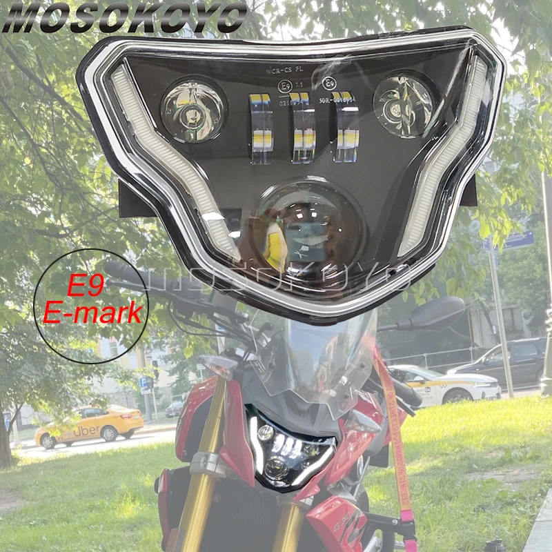 

For BMW G310R G310GS G 310 LED Headlight Daytime Running Light Headlamp E9 E-mark Front Lamp Motorcycle Lights Assembly 16-2021
