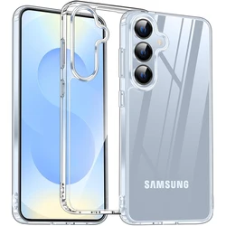 Transparent Shockproof Slim Phone Cover - Anti-Yellowing Clear Case for Galaxy S25 Ultra (Clear)