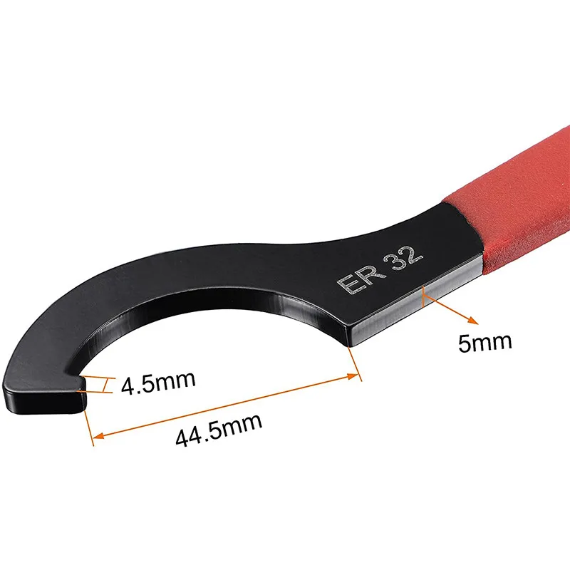 Hook Wrench Spanner Collet Chuck NC Milling Tool Lathe Tools Clamping Nut High Carbon Steel ER25 ER32 ER40