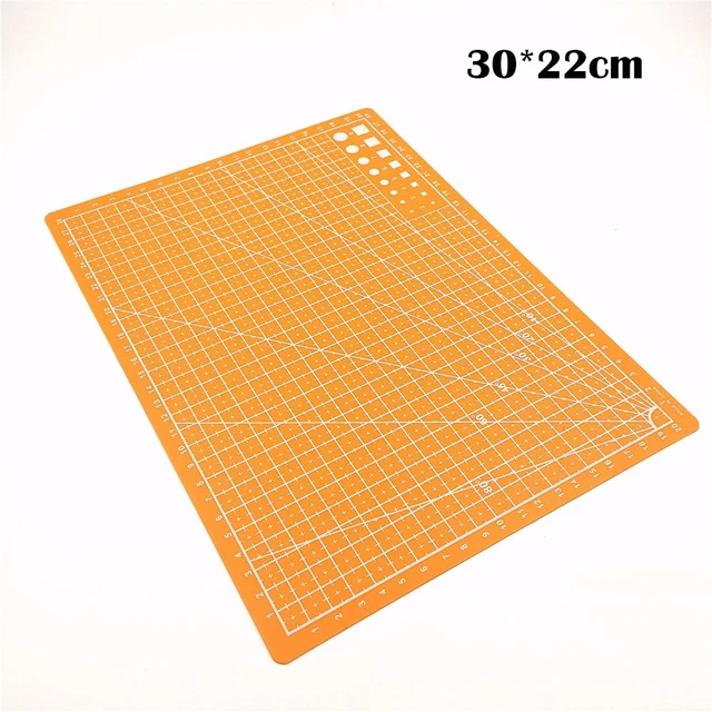 A3/A4/A5 Cutting Mat Pad PVC Patchwork Cut Pad Durable Patchwork Tools Desk DIY Handmade Stickers Cutting Plate Office Supplies A4 yellow