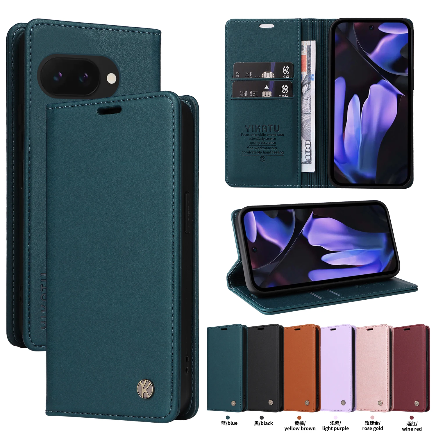 Cover Per Smartphone Con Slot Carte COODIO Custodia In Pelle Per Xiaomi Mi 11 5G, Cover A Libro Magnetica Portafoglio Per Xiaomi Mi Custodia Pixel 7 Pro