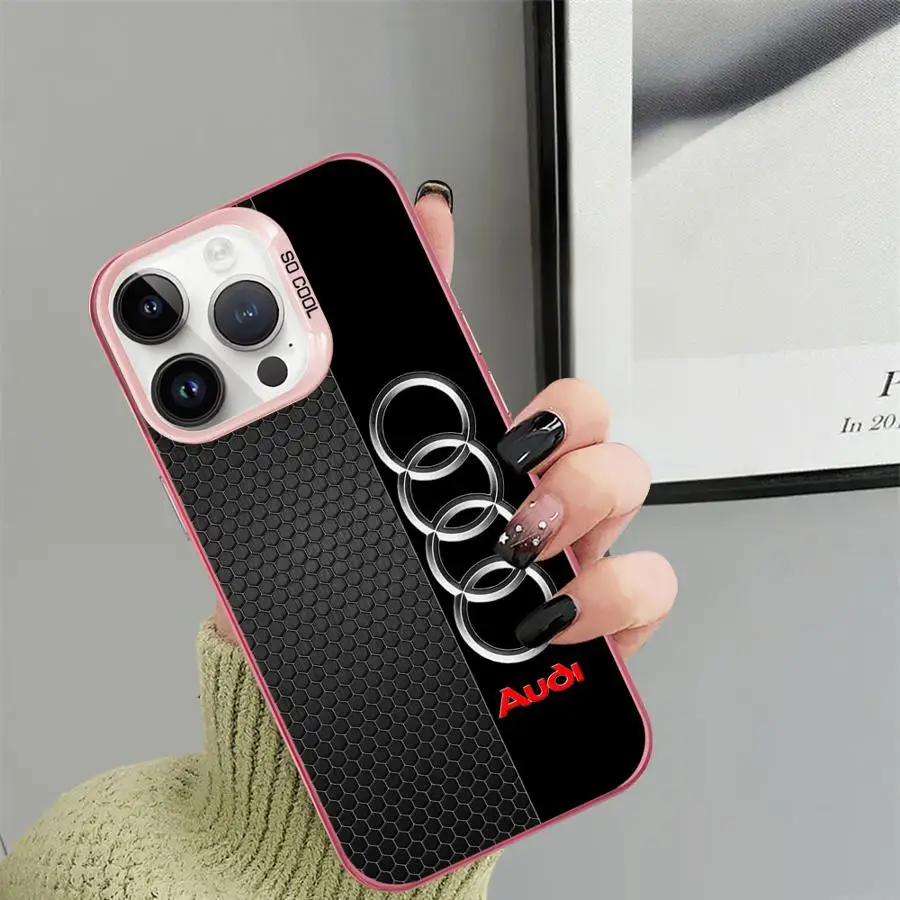 Sleek Luxury Logo Car Back Phone Cover Case