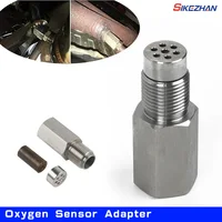 1pcs Oxygen Sensor Adapter Car Check Engine Light Fix Catalytic Mesh Oxygen O2 Sensor Spacer Adapter Mini Catalytic Converter 1