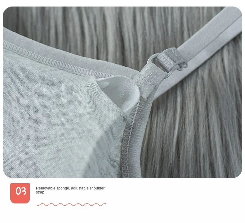 Description Picture 4 of item8-16 Years Kids Bras Young Girls Underwear Teenage Training Bras Women Cotton Kids cute Brassiere Tube Tops Girl's Sport Bras