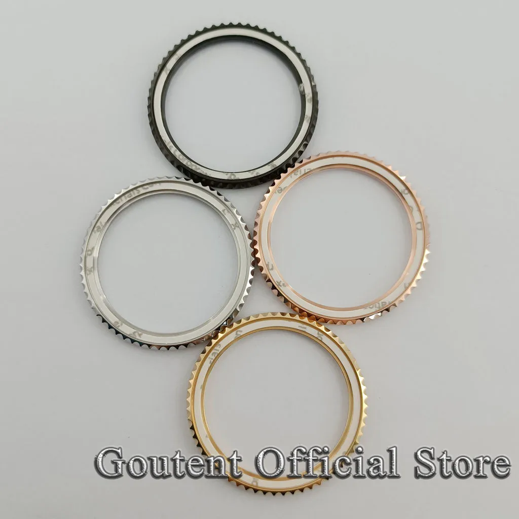 Goutent 40.8 مم * 32.9 مم إطار ساعة فضي/أسود/ذهبي...