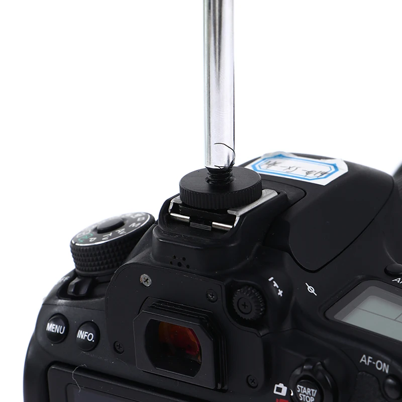 핫 세일 1개 블랙 DSLR 카메라 우산 유니버설 핫슈 커버 사진 촬영 액세서리 카메라 선쉐이드 비오는 날 홀더 액세서리