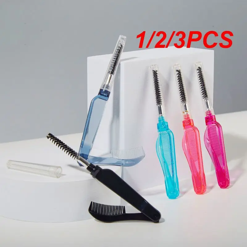 

1/2/3PCS Eyelash Comb Makeup Tools Durable Makeup Mascara Brushes Eyelash Grooming Must-have Mascara Brushes Dual Purpose